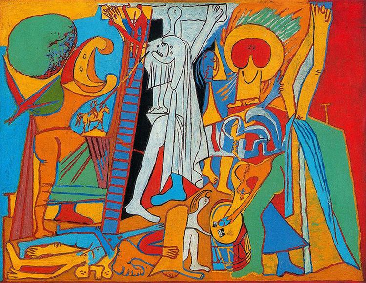 Pablo Picasso Classical Oil Painting Crucifixion La Crucifixion